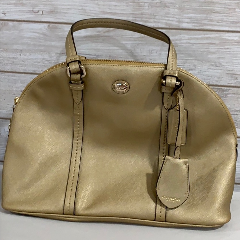 Coach Cora Domed leather Satchel